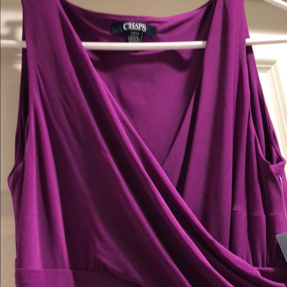 Chaps Magenta Dress NWT Small - Picture 3 of 8